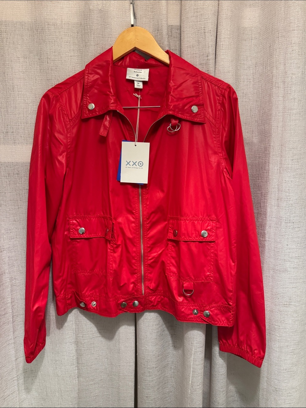 Proenza Schouler Red Utility Zip Jacket NWT